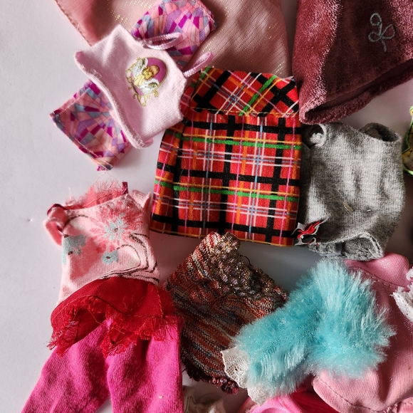 Vintage Lot of Barbie Doll Clothes Outfits Clothing Dress 80s 90s 1990s Barbies - Picture 7 of 10